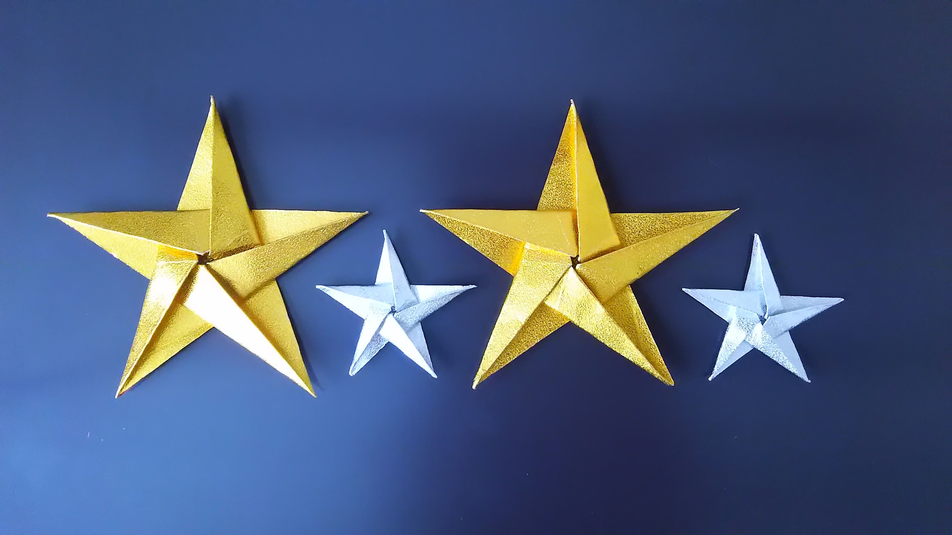 星を折り紙でたくさん作る 立体でおしゃれな【ラッキースター】の作り方 | マルティプライノート Multyply Notes